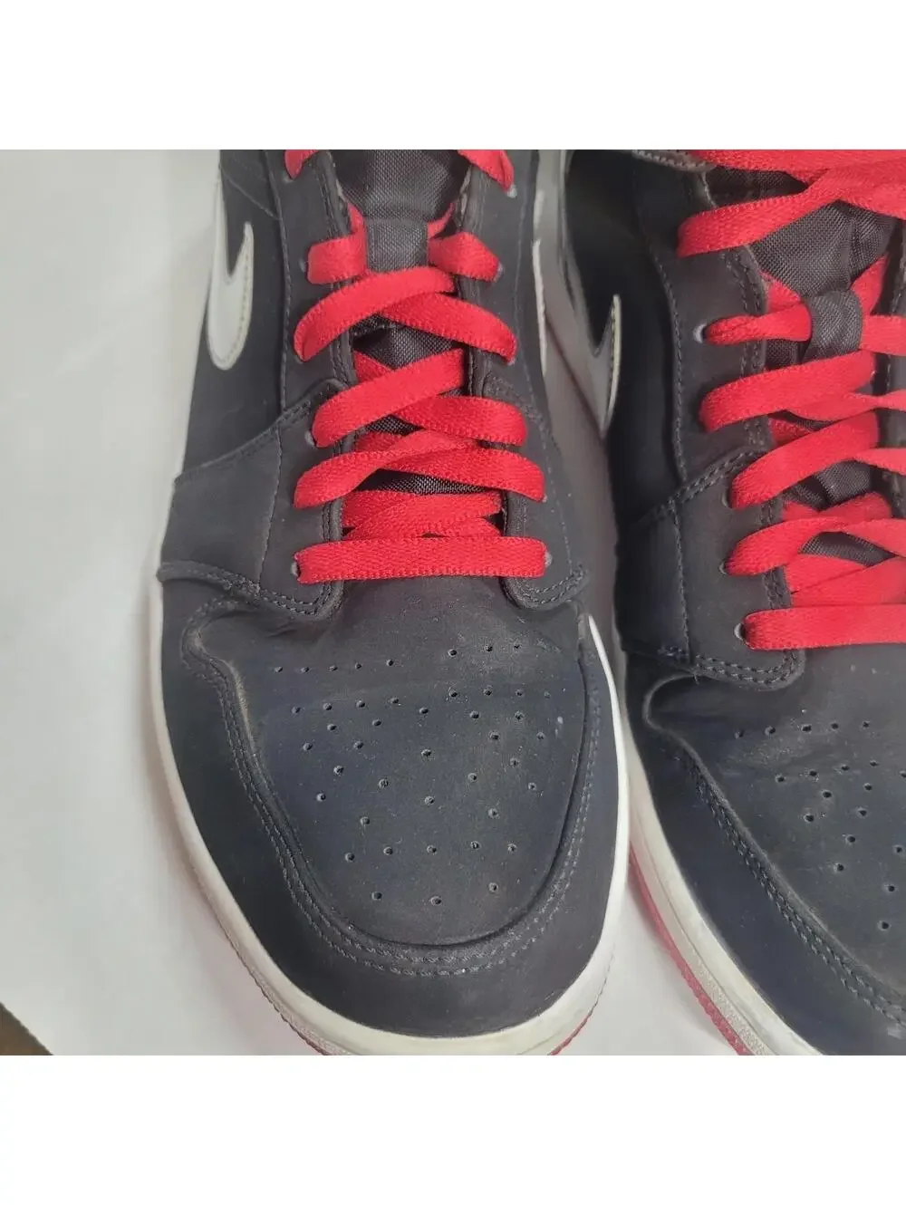 Nike Air Jordan 1 Mid Johnny Kilroy 554724-057 Black Silver Size 11